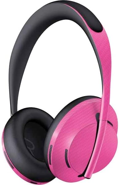 Skinit Decal Audio Skin Compatible with Bose Noise Cancelling Headphones 700 – Pink Carbon Fiber Specialty Texture Material Design