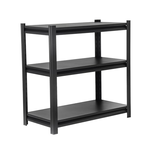 1500LBS Storage Shelves, 3 Tier Adjustable Garage Shelving, 31.5