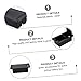 TOGEVAL 2pcs Active Pickup Battery Box for Guitar Bass Pickup Replacement Compartment