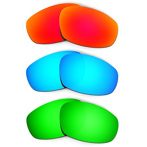 Lentes de repuesto para Oakley Split Jacket cristales rojo azul verde
