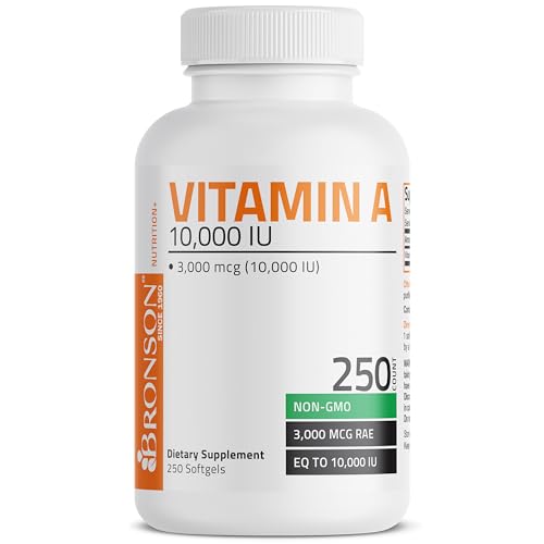 Bronson 24B Vitamin A 10,000 Iu Premium Non-Gmo Formula Supports Healthy Vision & Immune System And Healthy Growth & Reproduction thumb #3