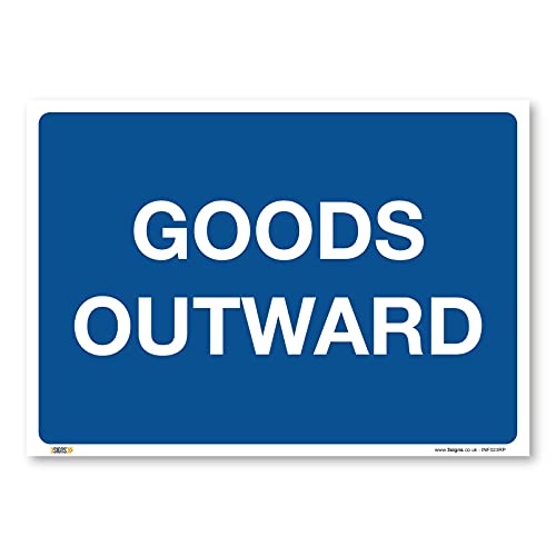 Goods outward, A3 420x297mm, PVC Rigid Plastic, Deliveries a