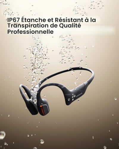 Casque conduction osseuse étanche IP67 micro IA ENC et basses - 6