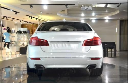 Silenciador de escape de coche en acero inoxidable de forma cuadrada para BMW Serie 5 F10 F18 plata 2