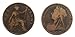 Stampbank Coins for Collectors - Circulated 1899 British Queen Victoria One Penny Coin / Great Britain