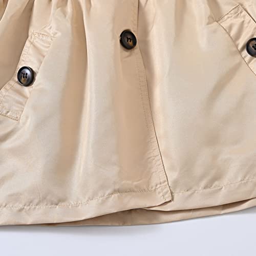 Toddler Boys Winter Coat Casual Button Soild Jacket Coat Long Sleeve Hooded Thicken Outerwear Windbreaker4