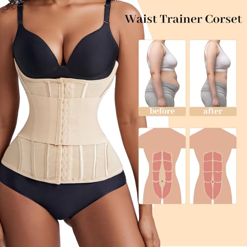 Waist Trainer for Women Faja Body Shaper Tummy Control Shapewear Waist Cinchers Corset4