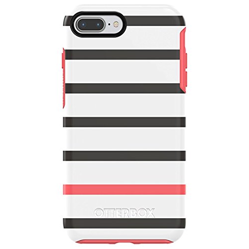 OTTERBOX Symmetry Series Case for iPhone 8 Plus & iPhone 7 Plus (ONLY) - Frustration FRĒe Packaging - Newport (Candy Pink/Newport Graphic)