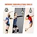 Pteanecay Volleyball Spike Trainer, Serving Trainer Volleyball Attack Trainer, Self-Training Volleyball Resistance Band