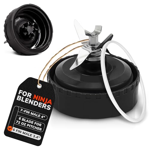 Ninja Blender Blade Replacement 6 Fin Male –...