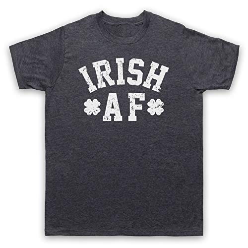 T-Shirt Saint Patron Irish AF Lucky Shamrock Anti-Déformation pour la Saint-Patrick