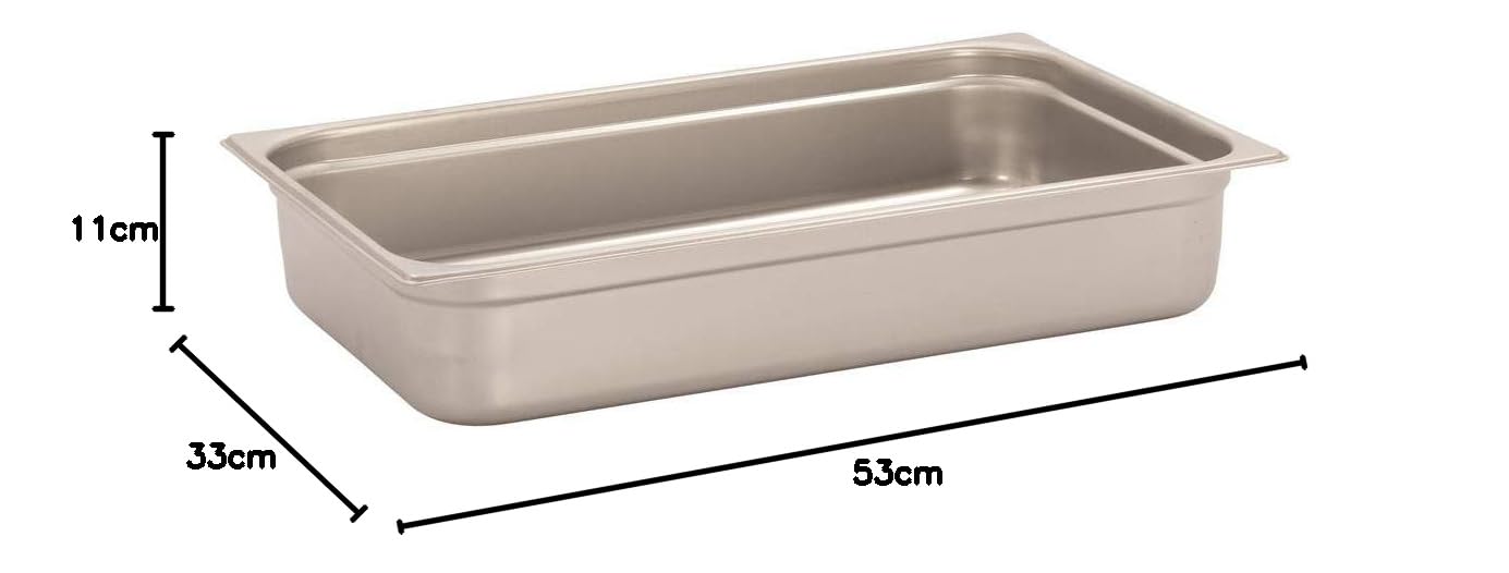 Pentole Agnelli Wanna Gastronorm 1/1, stal szlachetna 53 x 32,5 x 10 cm