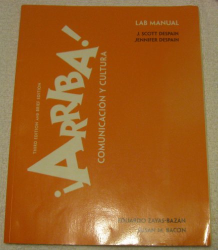 Arriba!: Communicacion Y Cultura 0130896098 Book Cover