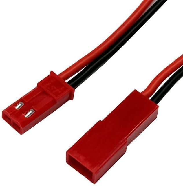 5Pairs JST Plug to JR Connector Male Female Cable Servo Adapter Cable 22AWG 10CM Silicone Wire for RC Cars Trucks Plane RC FPV Racing Drone Helicopter - Image 4