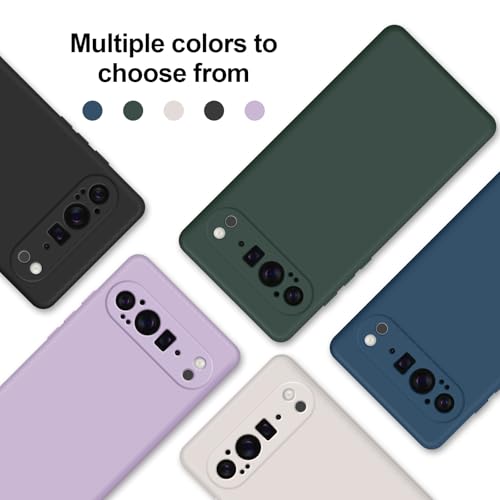 GiiYoon Silicone Case for Google Pixel 9 Pro XL, Purple - image 8