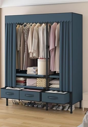 [Ambety] ���[�h���[�u �J�o�[�t�� �N���[�[�b�g �t�@���V�[�P�[�X ��� ��e�� �g�ݗ��Ă��ȒP �����o���t�� �t�@�b�V���� ��? �h�� �h�o �h�� �ϗp �ߗގ��[���b�N ���w�X�g���[�W �F���T�C�Y�����낢�� (�u���[,�y�����o���^�C�v�z110*4