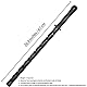 LQZJG Pack von 2 Black Widow Natasha Romanoff Doppel Peitsche Stick LED Leuchtmetall Rollenspiel Superheld Prop (Schwarz)