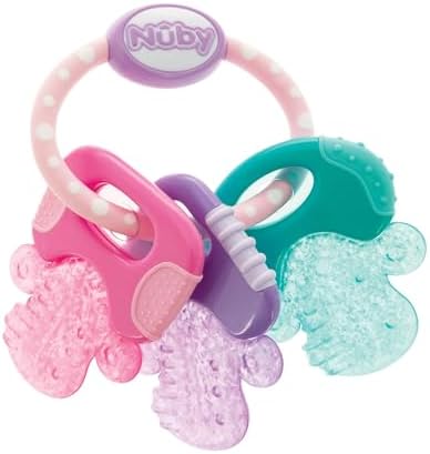 Nuby IcyBite - Anneau de Dentition pour Bébé avec Gel Réfrigérant...