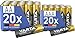Power günstig Kaufen-VARTA Batterien Mischpack 40 Stück, AA 20 Stück + AAA 20 Stück, Power on Demand, Alkaline, Vorratspack in umweltschonender Verpackung, leistungsstark, Made in Germany [Exklusiv bei Amazon]