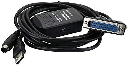 Avanexpress PLC Cable USB-SC09 A Series, Compatible with PLC Programming Cable FX Series USB to RS422 Adapter