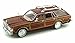 1979 Chrysler LeBaron Town & Country Wagon, Red With Woodie Siding - Showcasts 73331 - 1/24 Scale Diecast Model Car