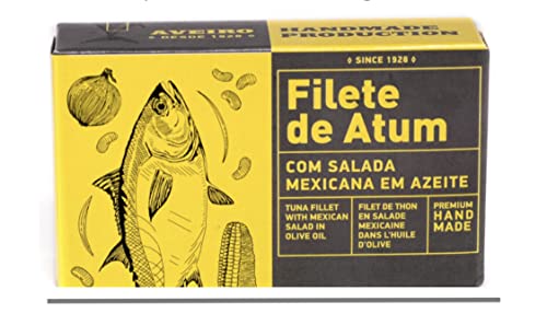 Filetes de Atún Artesanal en Azeite Oliva con Ensalada Mexicana Cover