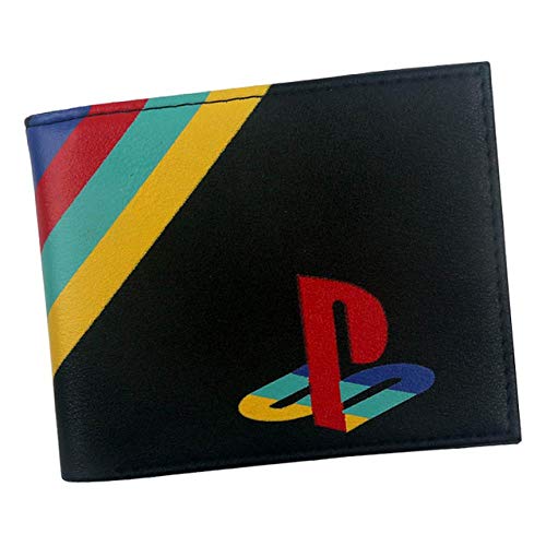 Preisvergleich Produktbild Brieftasche Spielkonsole Brieftaschen Playst Leder Geldbörse Männer Kurzes Design Geldbörse Männliche Münzen Taschenhalter Id-Kartenhalter, 01