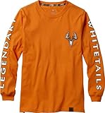 Legendary Whitetails Unisex Kids Legendary Non-Typical Knit Long Sleeve T-Shirt, Inferno