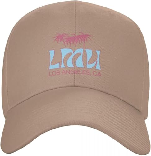 YGHAOWKJR Berretto da baseball classico LMU Los Angeles Palm Tree