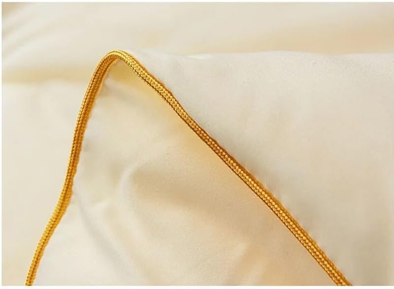 ZHCHAO Bedding Soy Fiber Quilt Winter Comforter Washed Cotton Solid Thicken Blanket Soft Quilt Warm Filling(220cmx240cm)