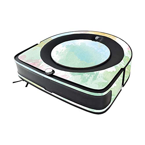 Image of MightySkins Glossy Glitter Skin Compatible with iRobot Roomba s9 Vacuum - Watercolor White | High-Gloss Glitter Finish | Easy to Apply and Change Styles | Made in The USA