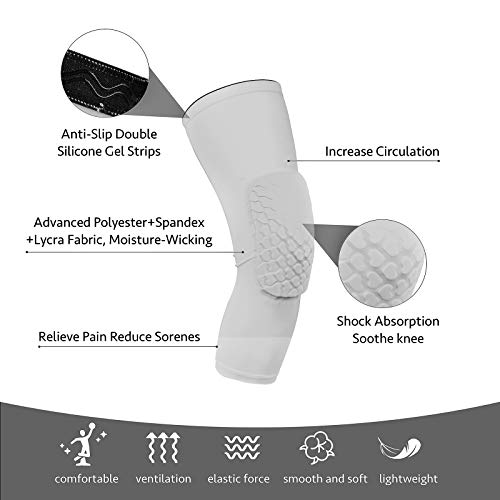 image for REACHSTOP XL Knee Sleeve Honeycomb Kneepad Crashproof Antislip Basketb