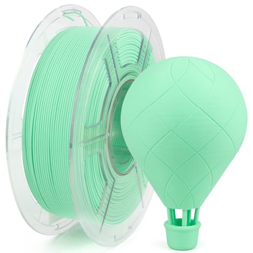 Image of iSANMATE High Speed Matte PLA 3D Printer Filament, Mint Green PLA Filament 1.75mm Designed for High Speed 30-600mm /s, Fast Printing Speed PLA, Dimensional Accuracy ±0.02mm, 1kg Spool (2.2lbs)