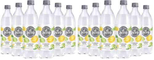 Image of Paper Boat Lemon Lime Sparkling Water, Pack of 12, 600ml Each | Carbonated Water | Zero Sugar, Zero Calories I Sugar Free