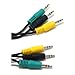 Ancable Replacement Audio Cable for 5.1 Channel, Logitech Computer Speakers 3.5mm 1/8 TRS Plug Male to Male 6ft Compatible with logitech z-5500, z-5450, z-5400, z-5300, z-906, z-680, x540