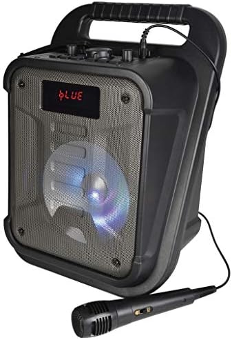 qtx | Effect Aqua: Portable Splashproof Bluetooth Party Speaker With LED Light Show | 20W