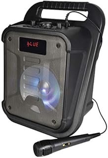 qtx | Effect Aqua: Portable Splashproof Bluetooth Party Speaker With LED Light Show | 20W