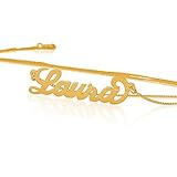 10k Gold Personalized Name Necklace - Name Pendant- Any Name