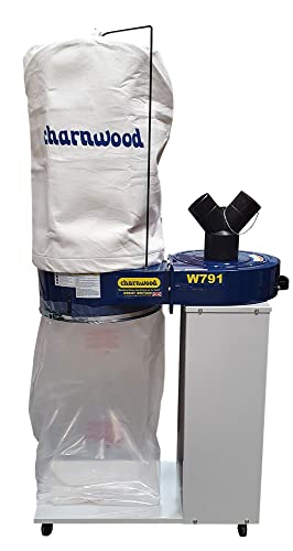 CHARNWOOD W791 Professional Woodworking Dust & Chip Extractor, 2hp