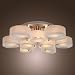 LightInTheBox Acrylic Chandelier with 9 lights, Flush Mount, Modern Ceiling Light Fixture (Chrome Finish)