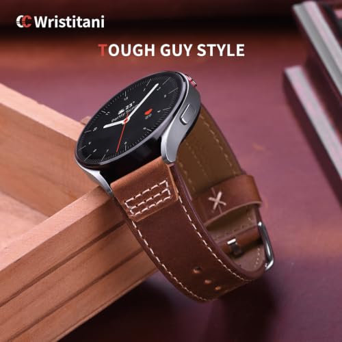 Image of Wristitani Leather Strap for Samsung Galaxy Watch Ultra /9 /8 /7 /6 /5 /4