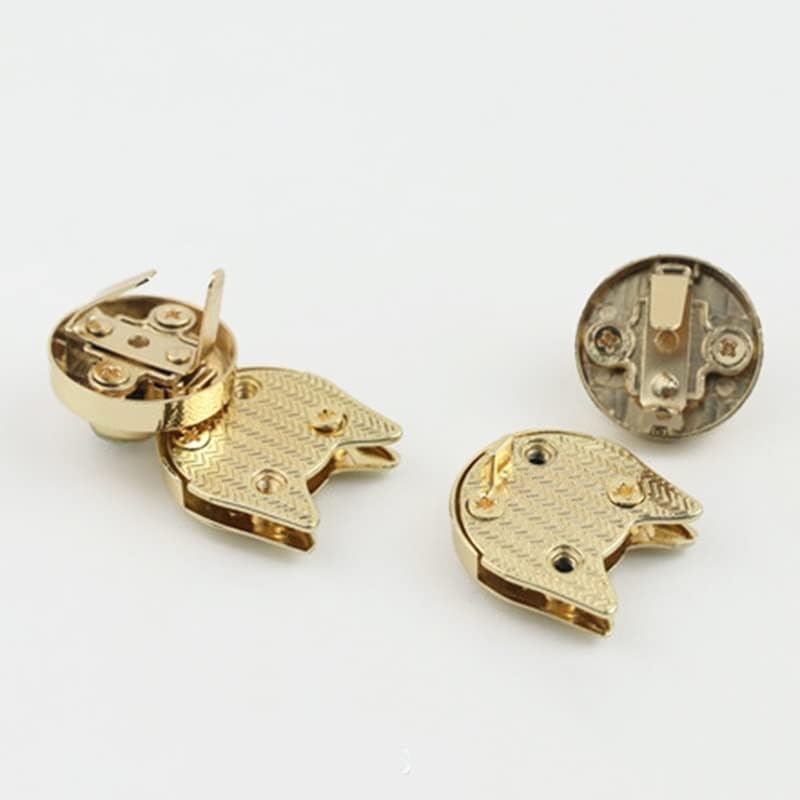 Metal Cat Shape Turn Lock Cute Lock Clasp Leather Craft Women Bag Handbag Shoulder Bag Purse DIY Hardware