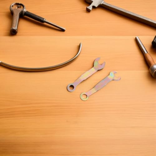 Juego de 3 piezas de llave de pivote para puerta de bolsillo 3/8" con llave inglesa de hierro angular para puertas corredizas y plegables de clóset para mantenimiento y reparación en el hogar miniatura 7