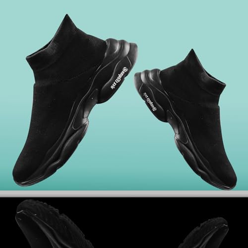 Image of Kraasa High Tops Walking Shoes for Men | Gym Shoes | Lightweight Shoes for Men