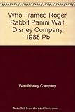 Who Framed Roger Rabbit Panini Walt Disney Company 1988 Pb
