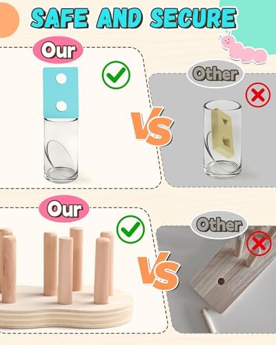 Montessori Toys for 1 2 Year Old Girl Gifts Educational Shape Sorter Toy