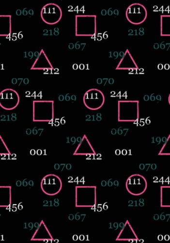Numbers and Shapes Hardcover Journal: 7"x10" lined; 172 pages
