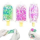 2pcs Squeeze Fidgets Toy, Stress Sensory Relief Toy,Ice Cream Squishy Summer Sensory Stress Relief Toys & Easter Basket Stuffers Party Favors for Kids Adults