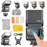 Godox iT32 Flash con X5C Trigger per Canon, 2.4G Wireless HSS 1/8000s TTL Speedlite iT32 C con ricevitore integrato, batteria al litio e diffusore, slitta a contatto magnetico