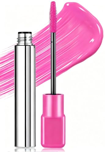Pink Red Waterproof Volumizing Mascara
